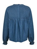 Ililo Denim Blouse - Blue