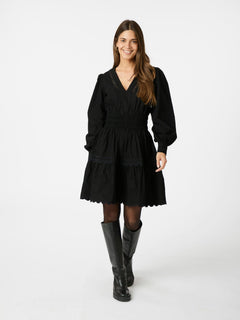 Polaris C Poplin Dress - Black