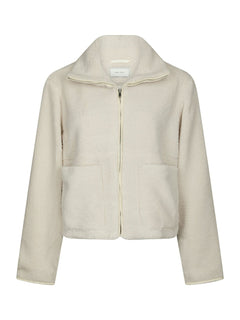 Effa Teddy Jacket - Ivory/Ivory