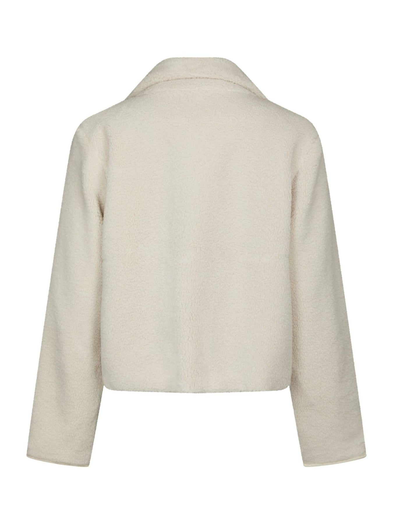 Effa Teddy Jacket - Ivory/Ivory