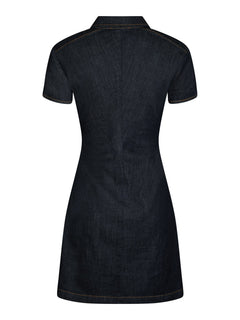 Abel Denim Dress - Dark Blue
