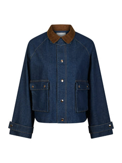 Vista Denim Cord Jacket - Blue