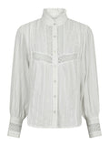 Bria Dobby Blouse - Off White