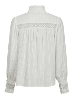 Bria Dobby Blouse - Off White
