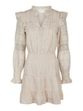 Aran S Voile Dress - Ivory