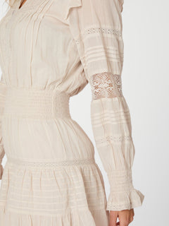 Aran S Voile Dress - Ivory