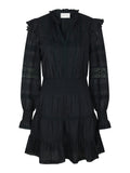 Aran S Voile Dress - Navy
