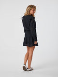 Aran S Voile Dress - Navy