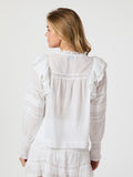Mauri S Voile Blouse - White