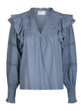 Mauri S Voile Blouse - Smoke Blue