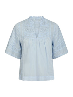Siama S Voile Blouse - Light Blue