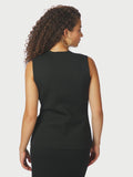 Sway Smooth Knit Waistcoat - Black
