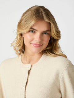 Mixie Knit Cardigan - Ivory
