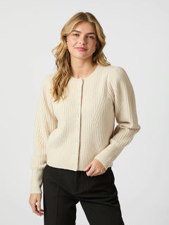 Puli Knit Cardigan - Ivory