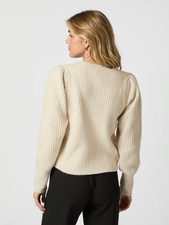 Puli Knit Cardigan - Ivory