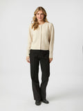 Puli Knit Cardigan - Ivory
