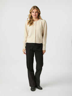 Puli Knit Cardigan - Ivory