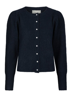 Puli Knit Cardigan - Navy
