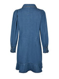 Nikko Denim Dress - Blue