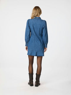 Nikko Denim Dress - Blue