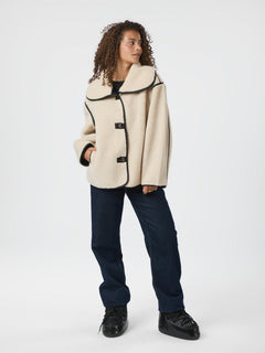 Edmund Teddy Jacket - Ivory