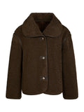 Edmund Teddy Jacket - Dark Brown