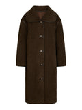 Carmen Teddy Coat - Dark Brown