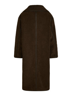 Carmen Teddy Coat - Dark Brown