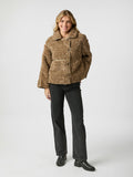 Castor Faux Fur Jacket - Taupe