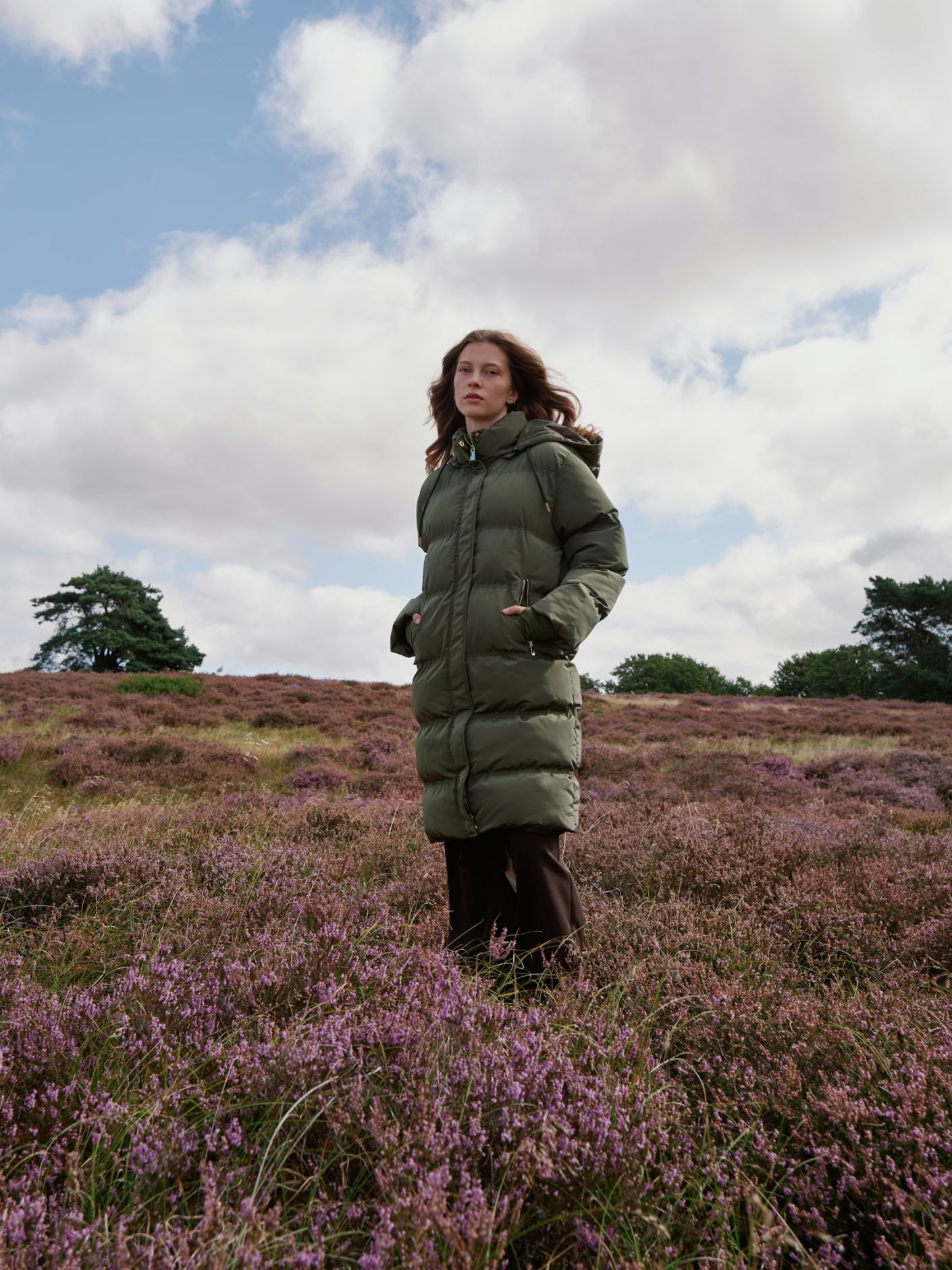 Lucette Puffer Jacket - Olive