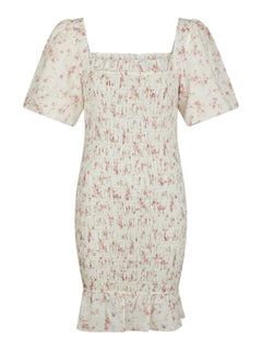 Edena Smock Dress - Dusty Rose