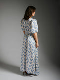 Kikka Wild Rose Dress - Light Blue
