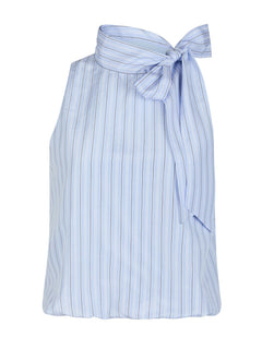 Veda Stripe Top - Light Blue