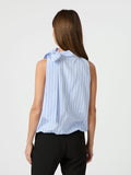 Veda Stripe Top - Light Blue