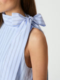 Veda Stripe Top - Light Blue