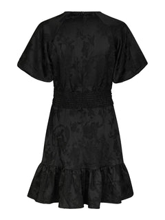 Sulli Jacquard Dress - Black