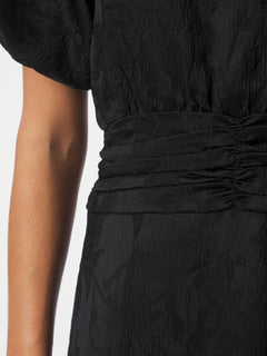 Sulli Jacquard Dress - Black