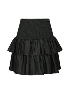 Carin Denim Skirt - Black