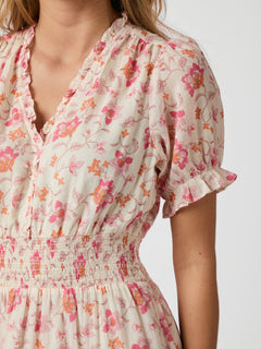 Kanza Soft Rosey Dress - Rose