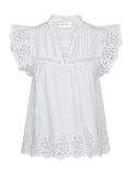 Kyoti Embroidery Top - White