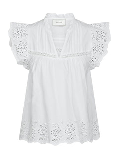 Kyoti Embroidery Top - White