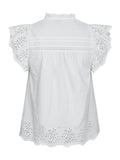 Kyoti Embroidery Top - White