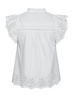 Kyoti Embroidery Top - White