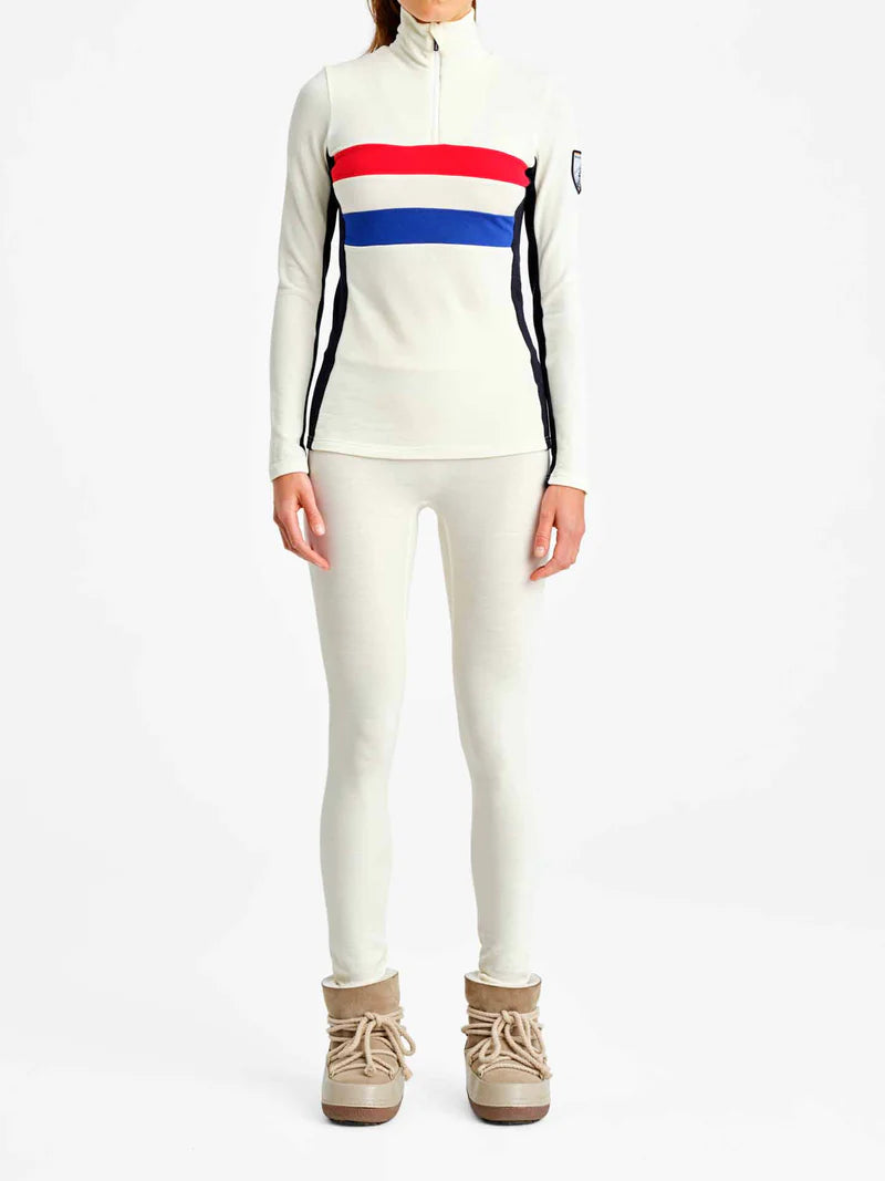 Ski Zip Up Women - White