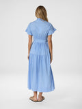 Nellie Stripe Dress - Light Blue