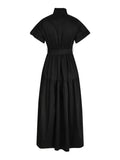 Nellie Poplin Dress - Black