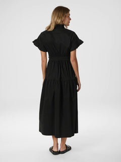 Nellie Poplin Dress - Black