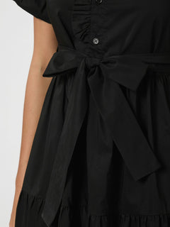 Nellie Poplin Dress - Black