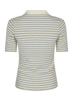 Manama Stripe Blouse - Light Blue