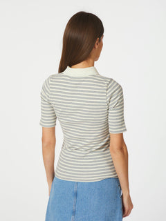 Manama Stripe Blouse - Light Blue